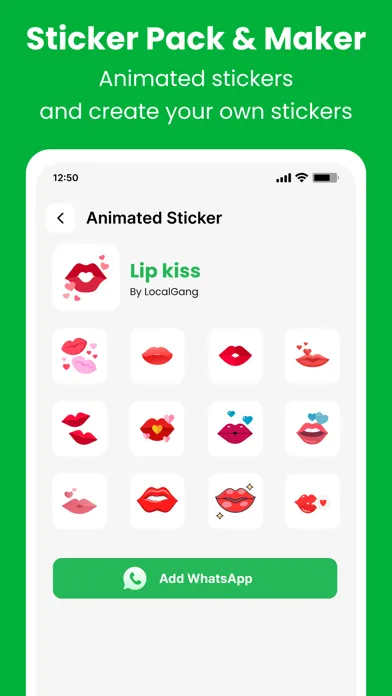 Capturas de tela do Sticker Maker 2024 - GIF Pack