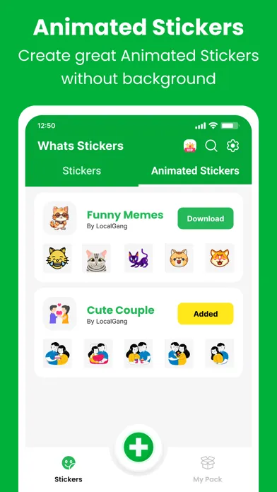 Capturas de tela do Sticker Maker 2024 - GIF Pack