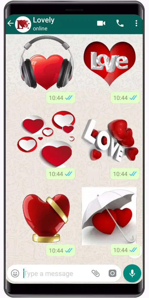 WASticker love stickers for WA应用截图