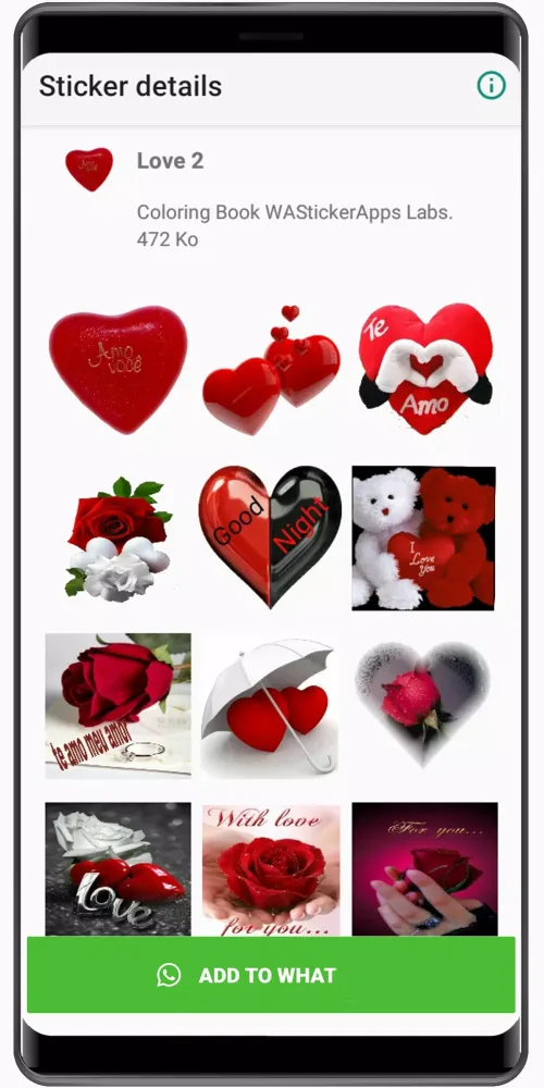 WASticker love stickers for WA应用截图
