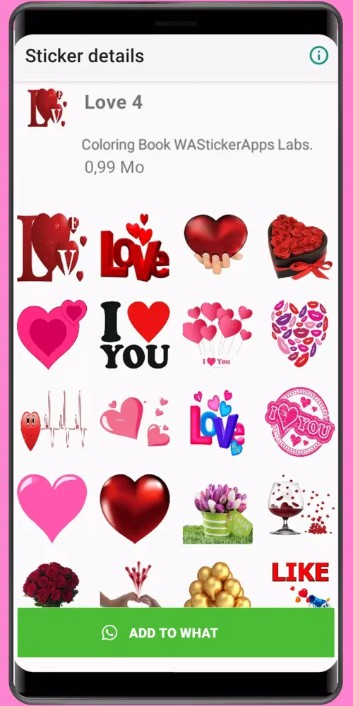 WASticker: Love Stickers Heart Screenshots