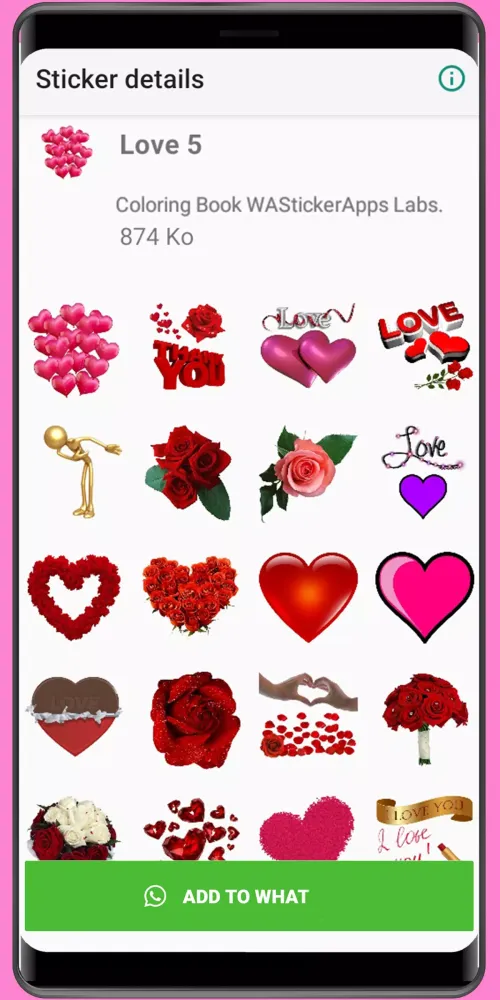 WASticker: Love Stickers Heart Screenshots