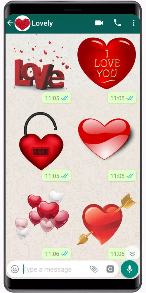 WASticker - Love Stickers 스크린샷
