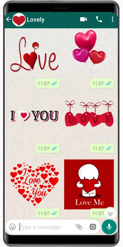 WASticker - Love Stickers 스크린샷