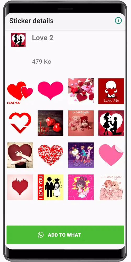 WASticker - Love Stickers 스크린샷