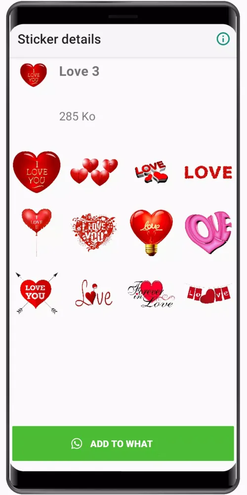 WASticker - Love Stickers 스크린샷