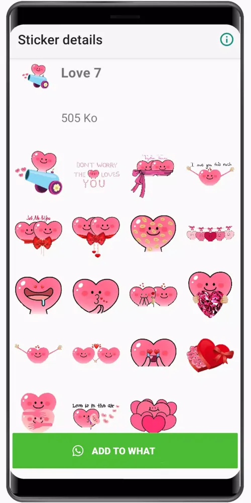 WASticker - Love Stickers 스크린샷