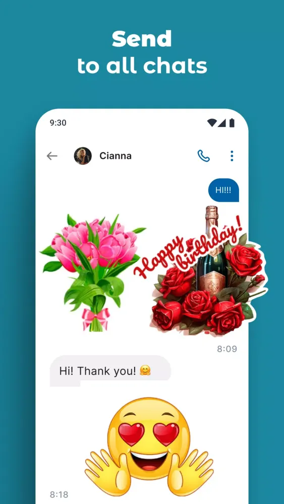 Stickers and emoji - WASticker應用截圖