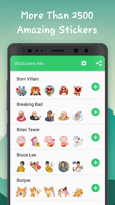 Zrzuty ekranu WAStickers Mix