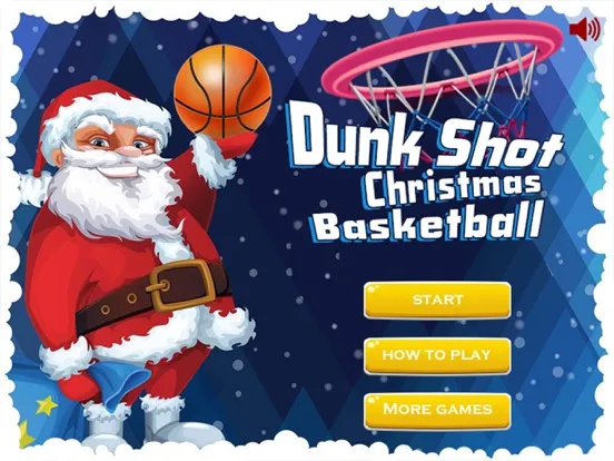 Dunk Shot Christmas:Basketball iPad  سکرین شاٹس