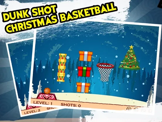 Dunk Shot Christmas:Basketball iPad  سکرین شاٹس