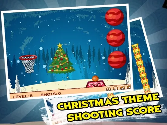 Dunk Shot Christmas:Basketball iPad  سکرین شاٹس