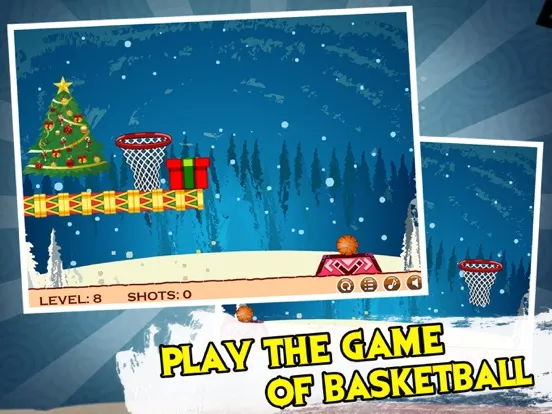 Dunk Shot Christmas:Basketball iPad  سکرین شاٹس