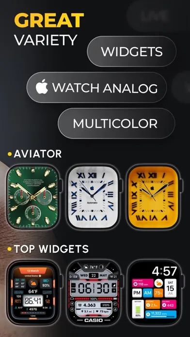 Captures d'écran de Watch Faces & Widgets - Timely