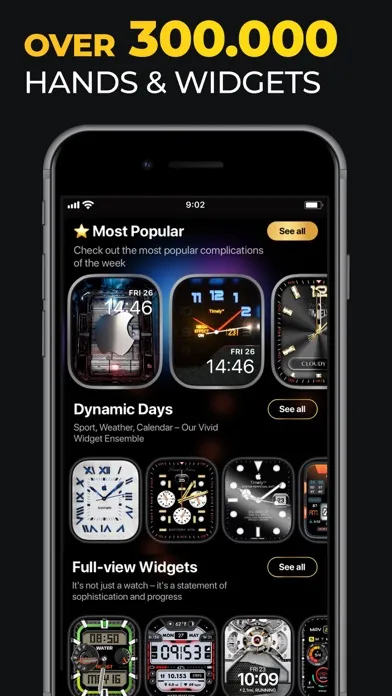 Captures d'écran de Watch Faces & Widgets - Timely