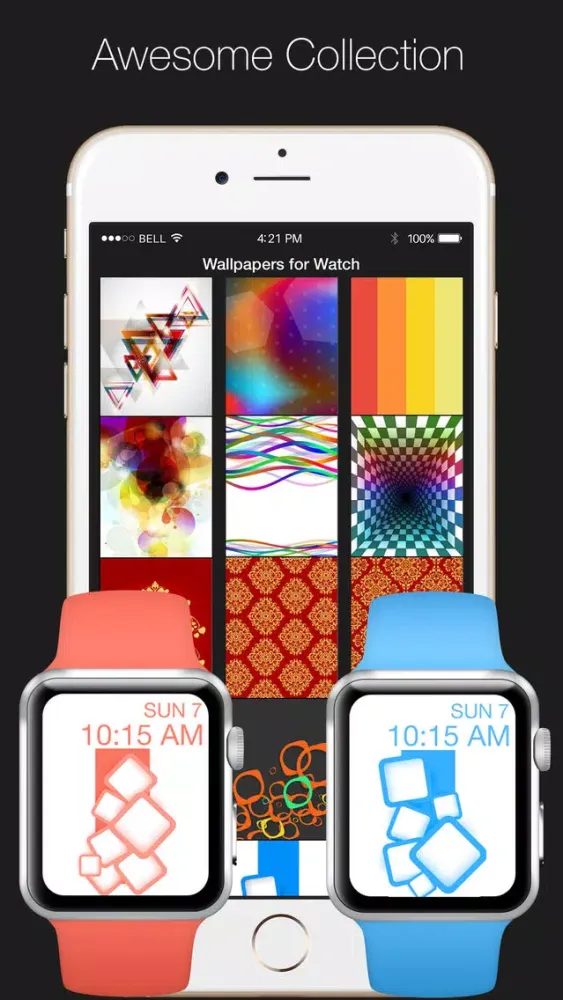 ภาพหน้าจอของ New Faces - Premium Backgrounds for Watch