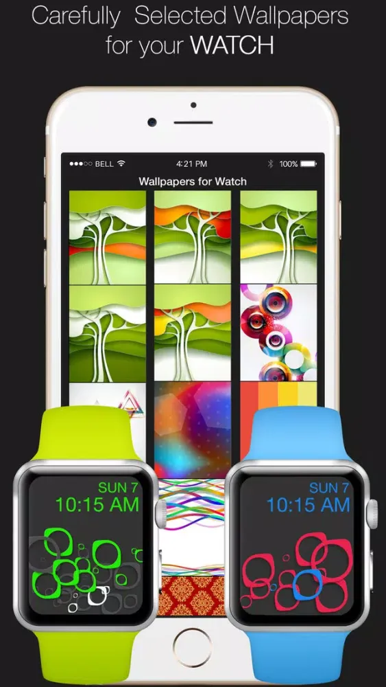ภาพหน้าจอของ New Faces - Premium Backgrounds for Watch