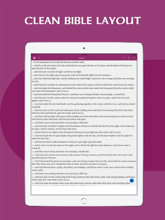 Capturas de pantalla de ASV Bible Offline - Holy Bible iPad 