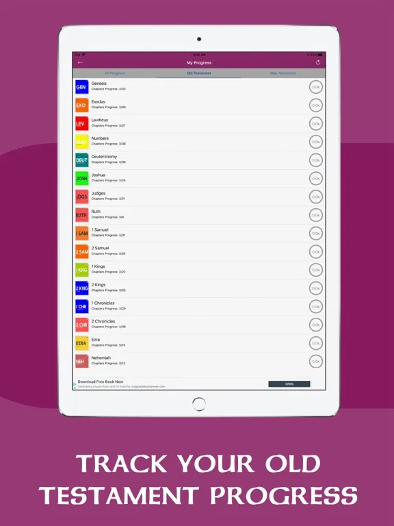 Capturas de pantalla de ASV Bible Offline - Holy Bible iPad 