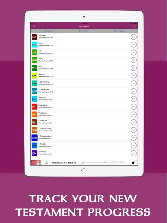 Capturas de pantalla de ASV Bible Offline - Holy Bible iPad 