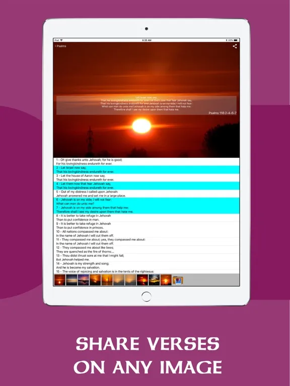 Capturas de pantalla de ASV Bible Offline - Holy Bible iPad 