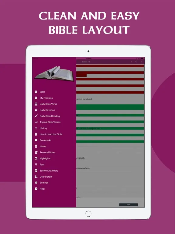 Capturas de pantalla de ASV Bible Offline - Holy Bible iPad 
