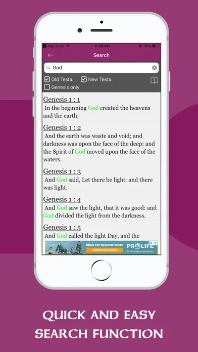 Capturas de pantalla de ASV Bible Offline - Holy Bible