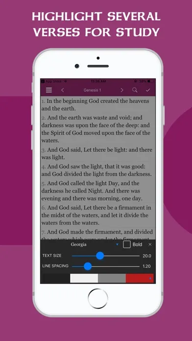 Capturas de pantalla de ASV Bible Offline - Holy Bible