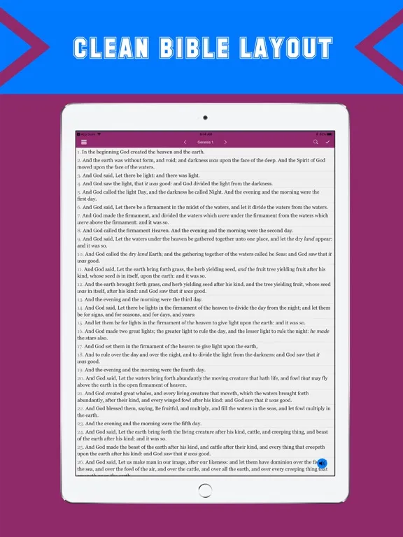 King James Bible - Dramatized iPad  स्क्रीनशॉट