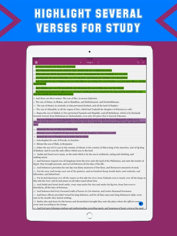 King James Bible - Dramatized iPad  स्क्रीनशॉट