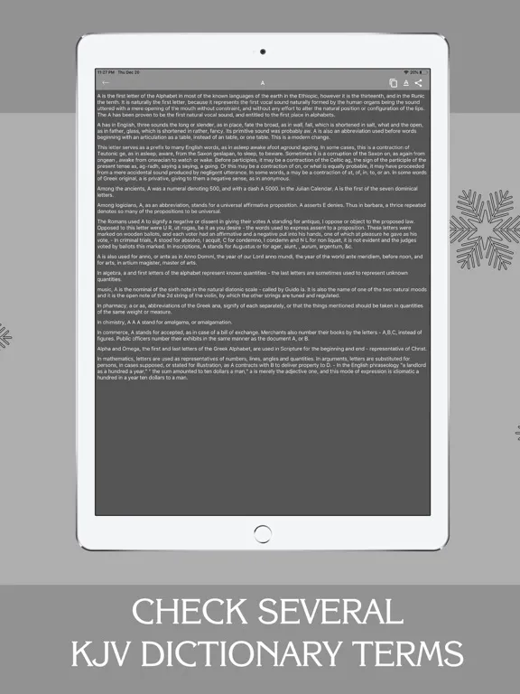 KJV Bible Dictionary - Offline iPad  স্ক্রিনশট