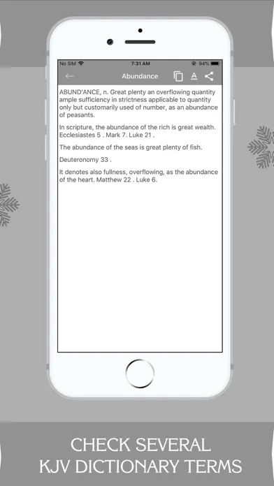 KJV Bible Dictionary - Offline স্ক্রিনশট