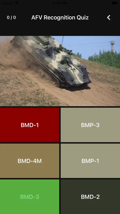 Captures d'écran de AFV Recognition