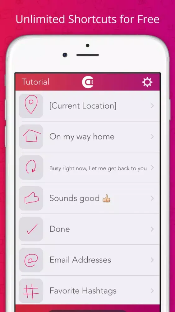 Ảnh chụp màn hình của Canvas Keyboard