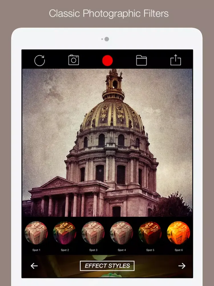Ảnh chụp màn hình của Camera Air 360 - camera effects plus photo editor iPad 