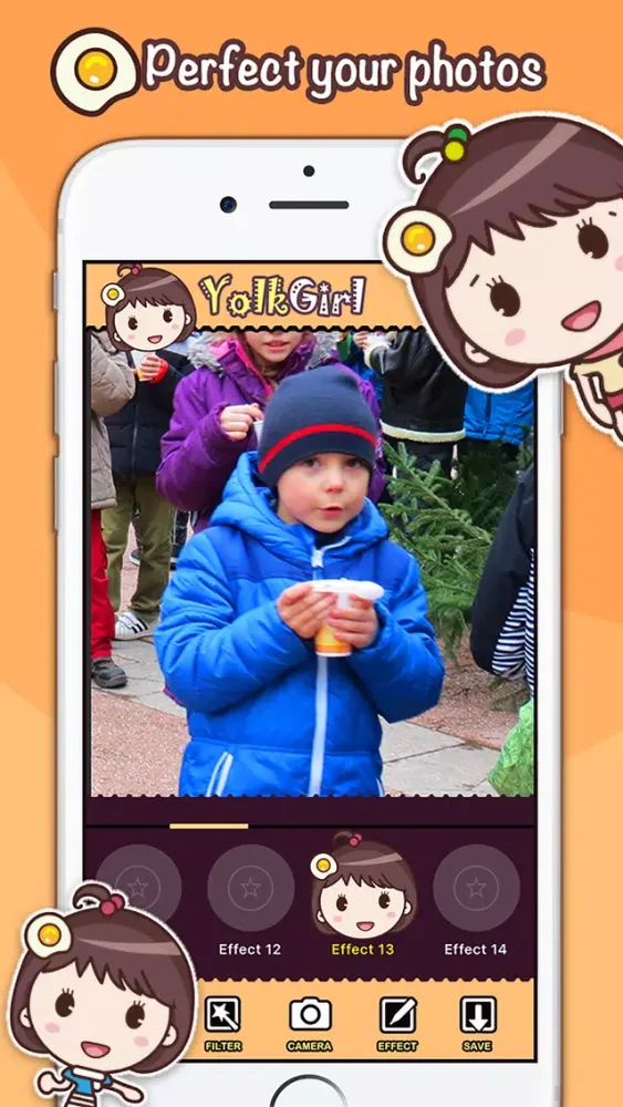 Yolk Girl Photo Editor 360 Pro - photo booth effects live on camera Screenshots