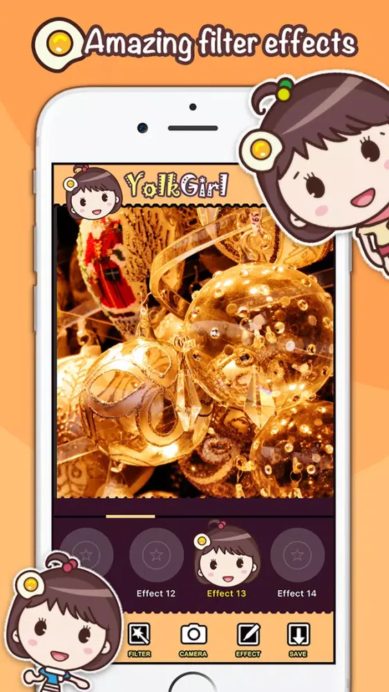 Yolk Girl Photo Editor 360 Pro - photo booth effects live on camera Screenshots