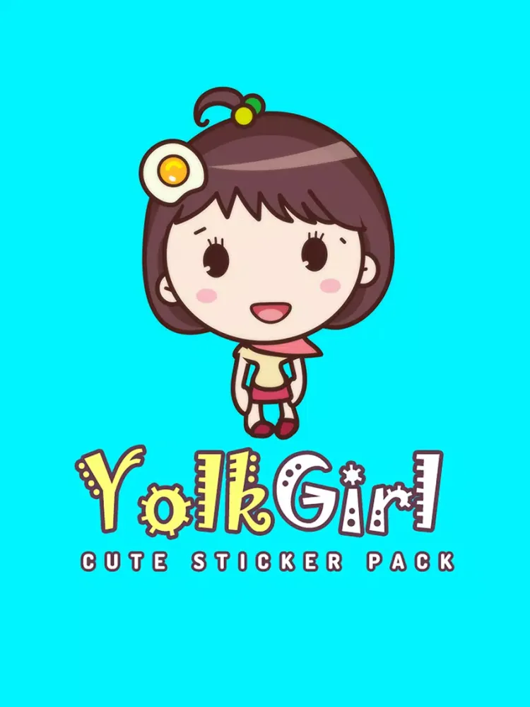 Yolk Girl Sticker Pro - Color, Cute Stickers iPad  স্ক্রিনশট