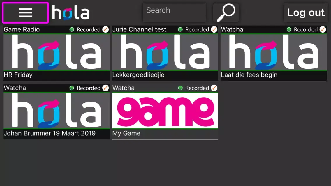 HOLA Online Screenshots