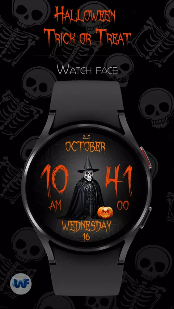 Captures d'écran de Trick or Treat Watch Face