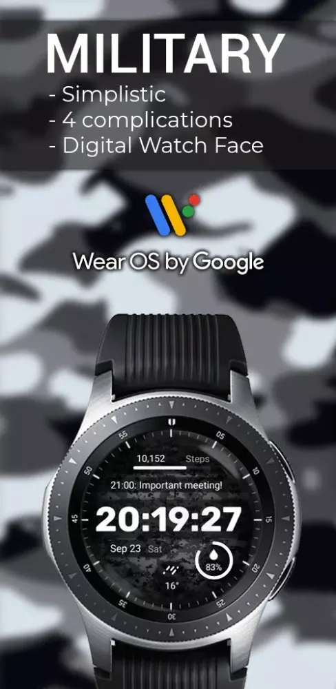 Military Watch Face - F01应用截图