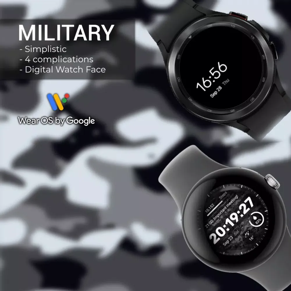 Military Watch Face - F01应用截图