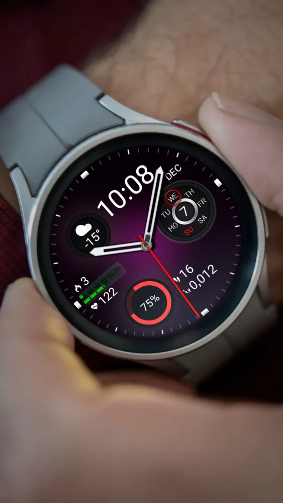 Capturas de tela do Hybrid Minimal Watchface Wear