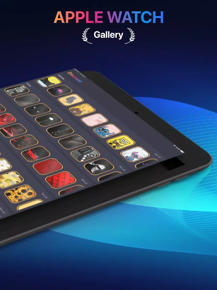Capturas de tela do Watch Gallery Wlive iPad 