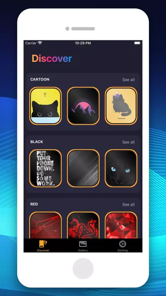 Capturas de tela do Watch Gallery Wlive