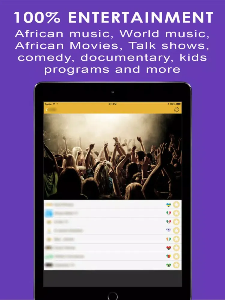 تصاویر Watch Live TV & Online Radio iPad 