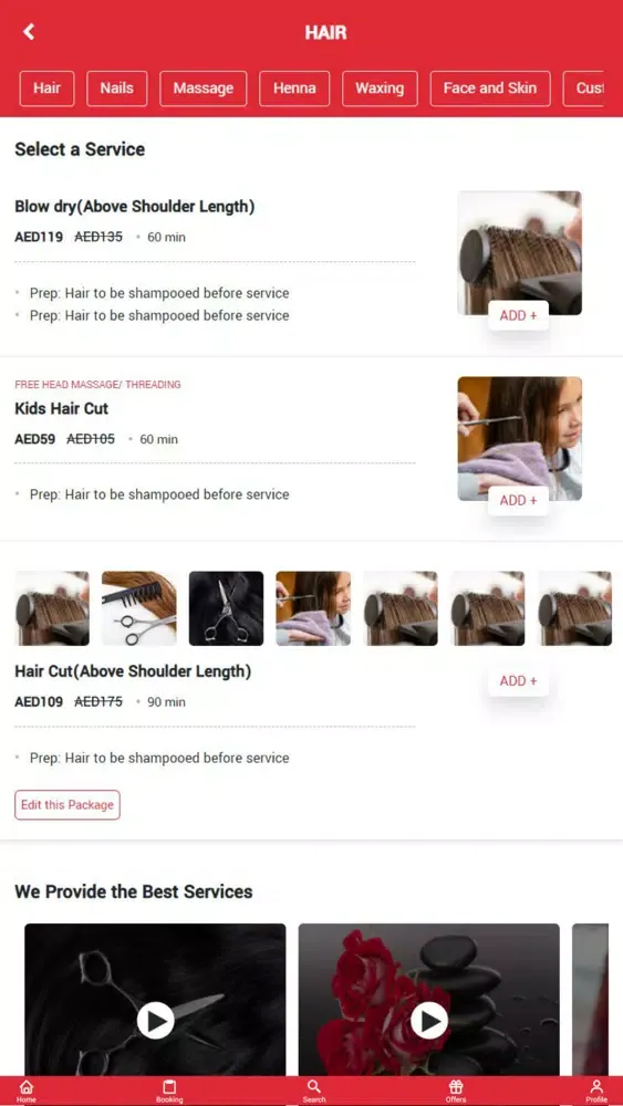 Captures d'écran de Elive Beauty Salon