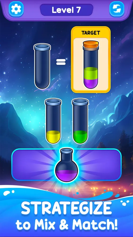 Capturas de tela do Color Spark—Mix, Match & Sort