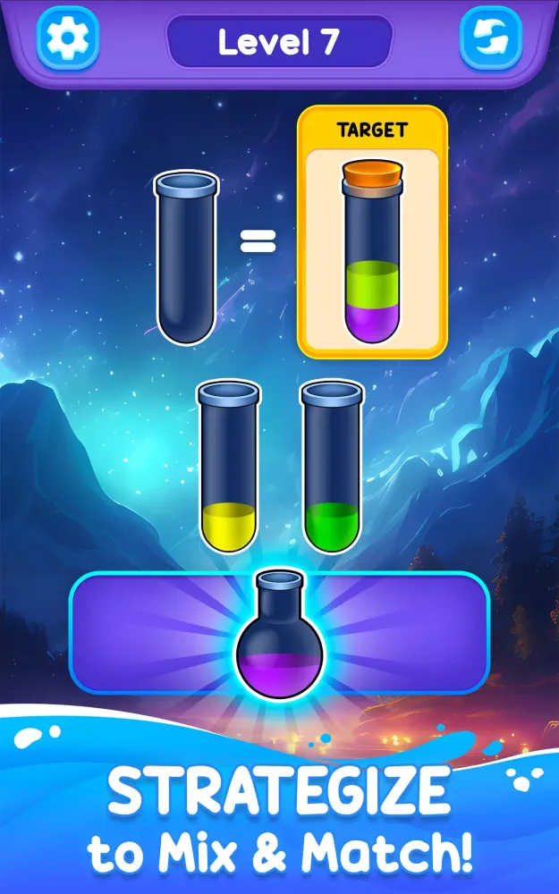 Capturas de tela do Color Spark—Mix, Match & Sort