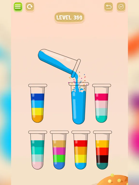 Fun Water Sorting - Color Sort iPad  Screenshots